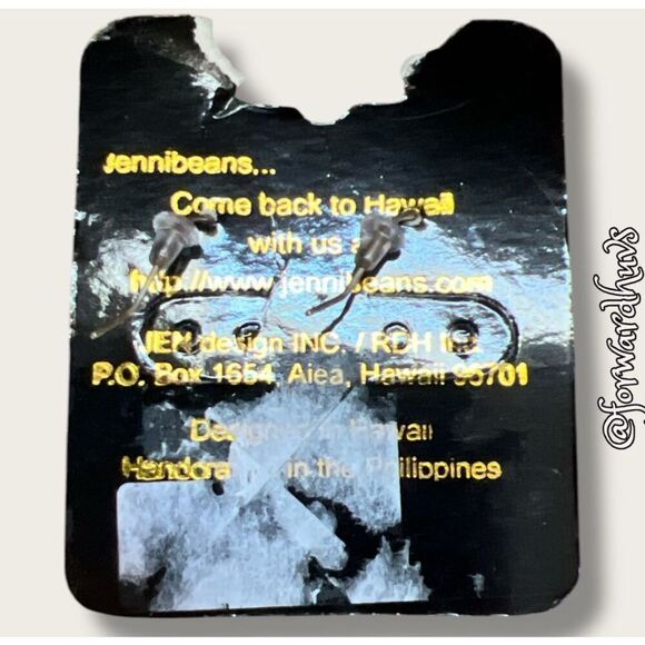 Bundle Sale 3 for $15 | Jennibeans Fimo Clay Hawaiian Earrings - Picture 5 of 7